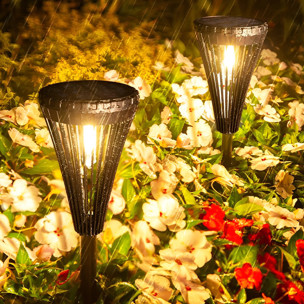 Modern ABS Solar Pathway Light – Tapered for Gardens