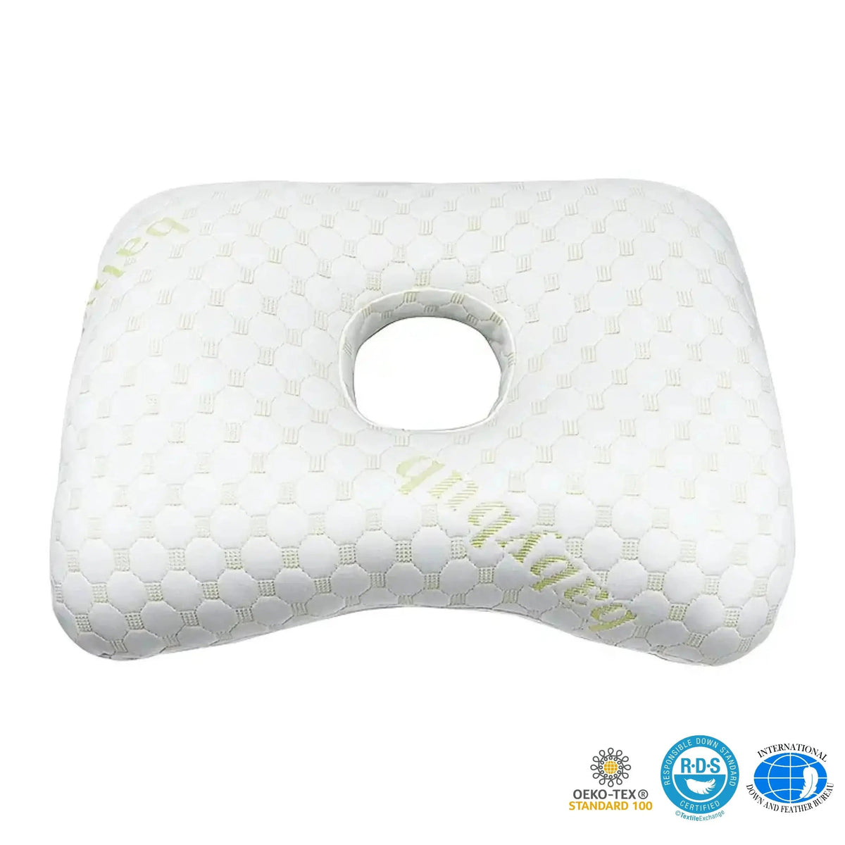 Fenoss® Donut Ear Piercing Relief Pillow for Side Sleepers