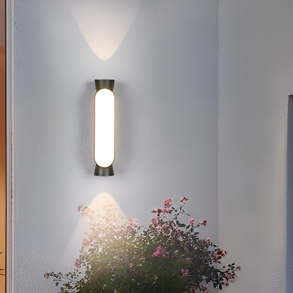 Industrial Aluminum Wall Sconce – Up Down for Hallways