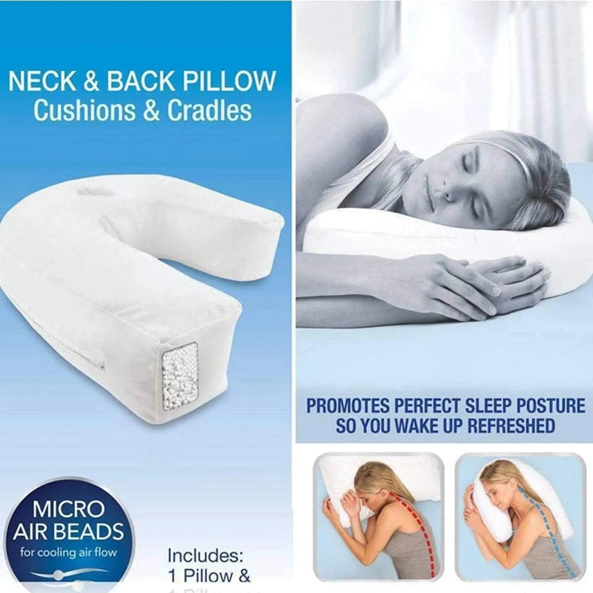 Fenoss® Contour U-Shape Pillow