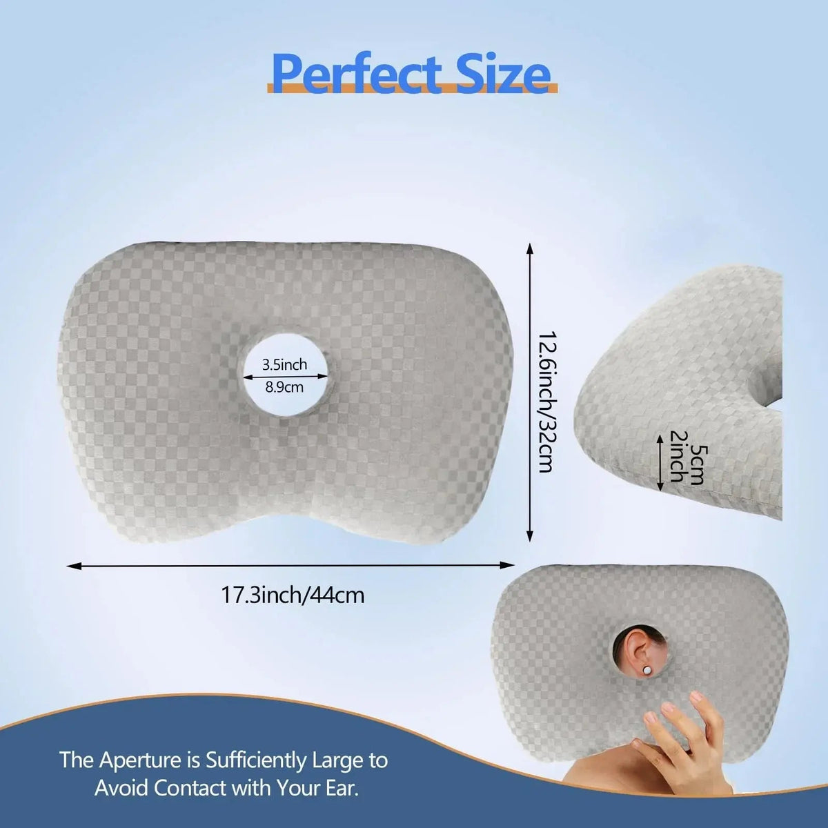 Fenoss® Ear Support Pillow – Adjustable