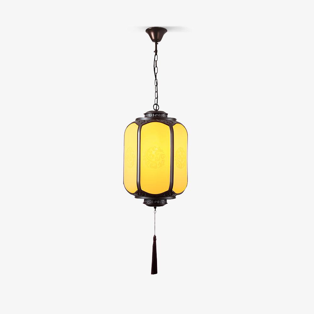 Vintage Lantern Pendant – Hanging Porch Light for Patio