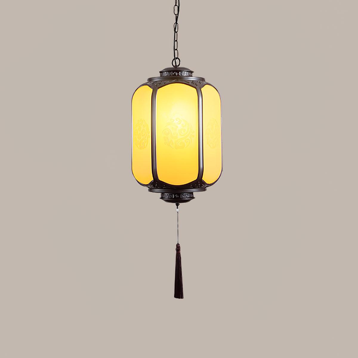 Vintage Lantern Pendant – Hanging Porch Light for Patio