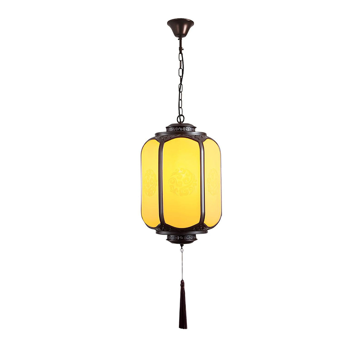 Vintage Lantern Pendant – Hanging Porch Light for Patio