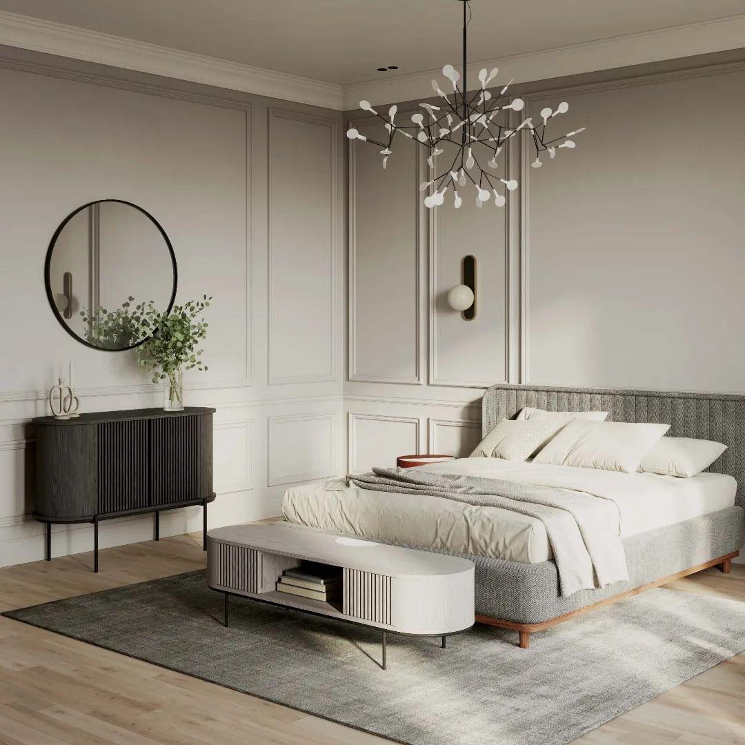 Modern Black Metal Branch Chandelier – Firefly LED