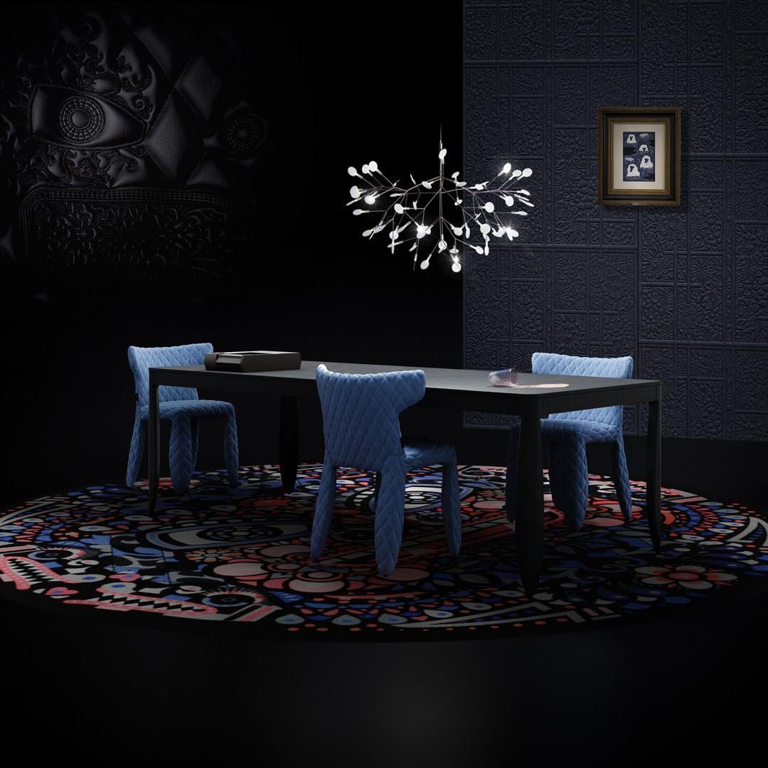 Modern Black Metal Branch Chandelier – Firefly LED