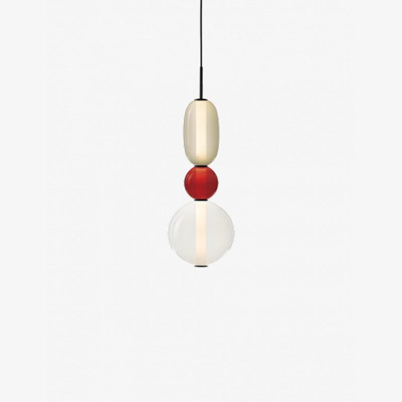 Artisan Tinted Glass Pendant – Hand-Blown Jar LED