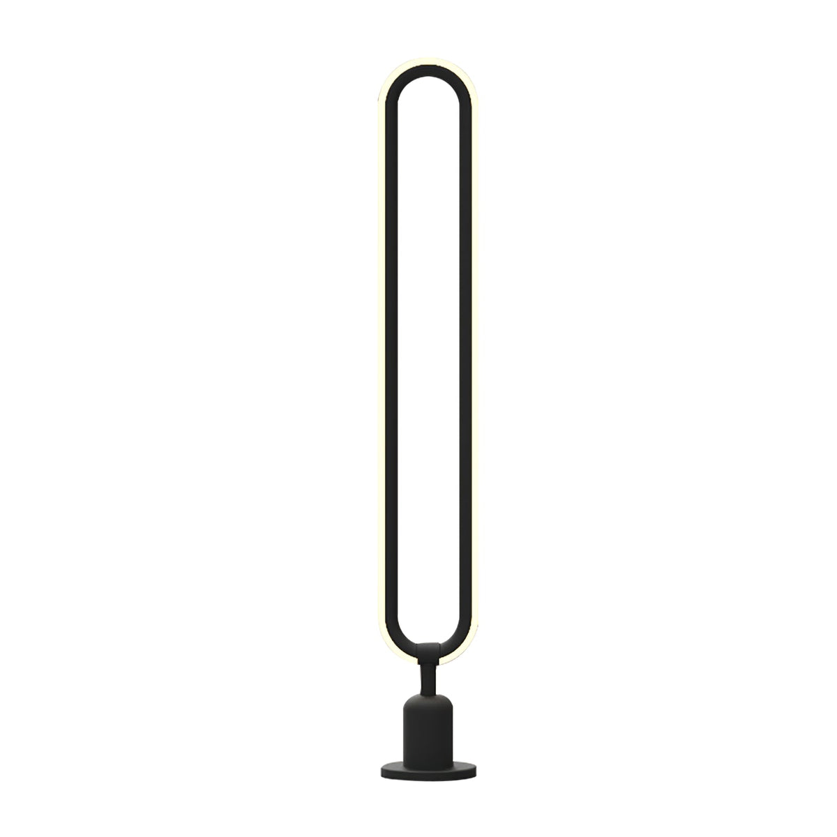 Modern Black Garden Light – Slim Bollard Light for Pathway