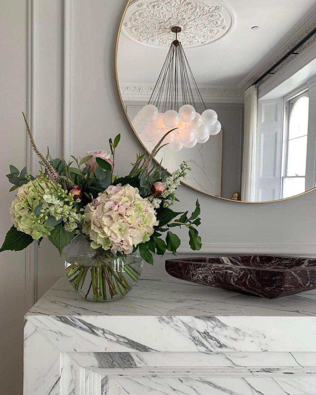 Modern Gold Glass Bubble Chandelier – Sphere Cluster