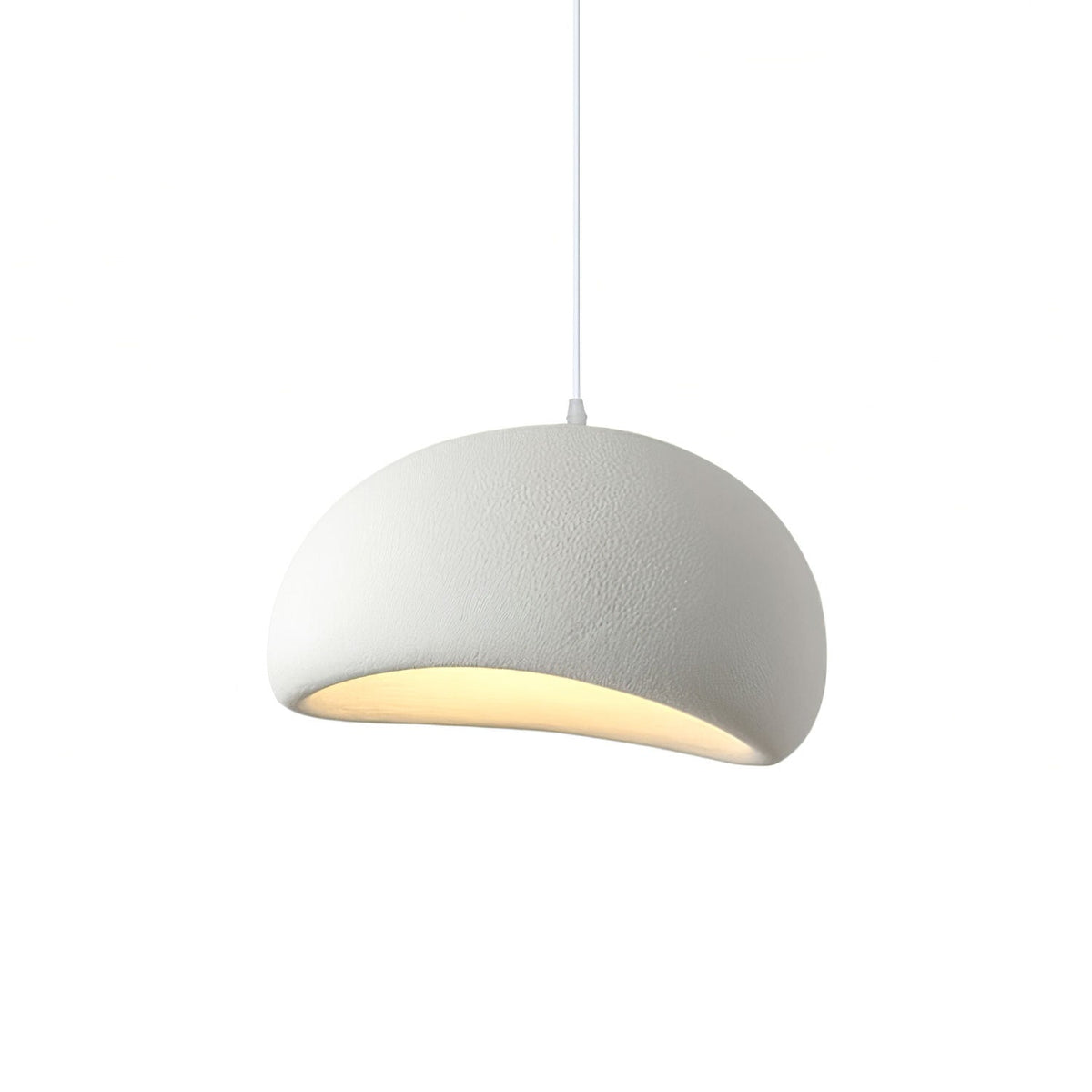Organic White Cloud Pendant Light – Sphere Shade