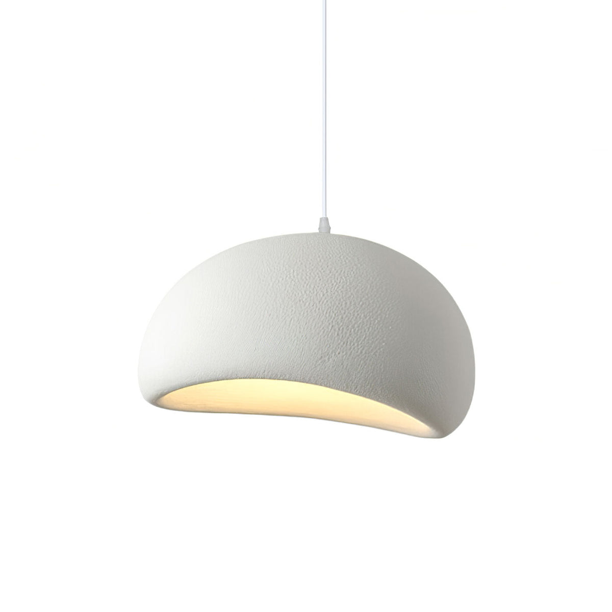 Organic White Cloud Pendant Light – Sphere Shade