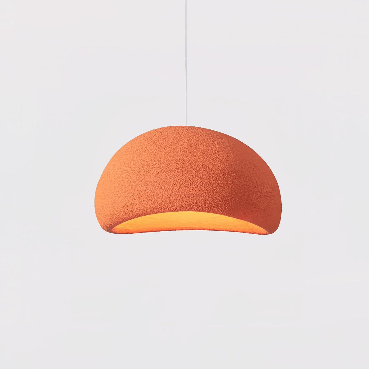 Organic White Cloud Pendant Light – Sphere Shade