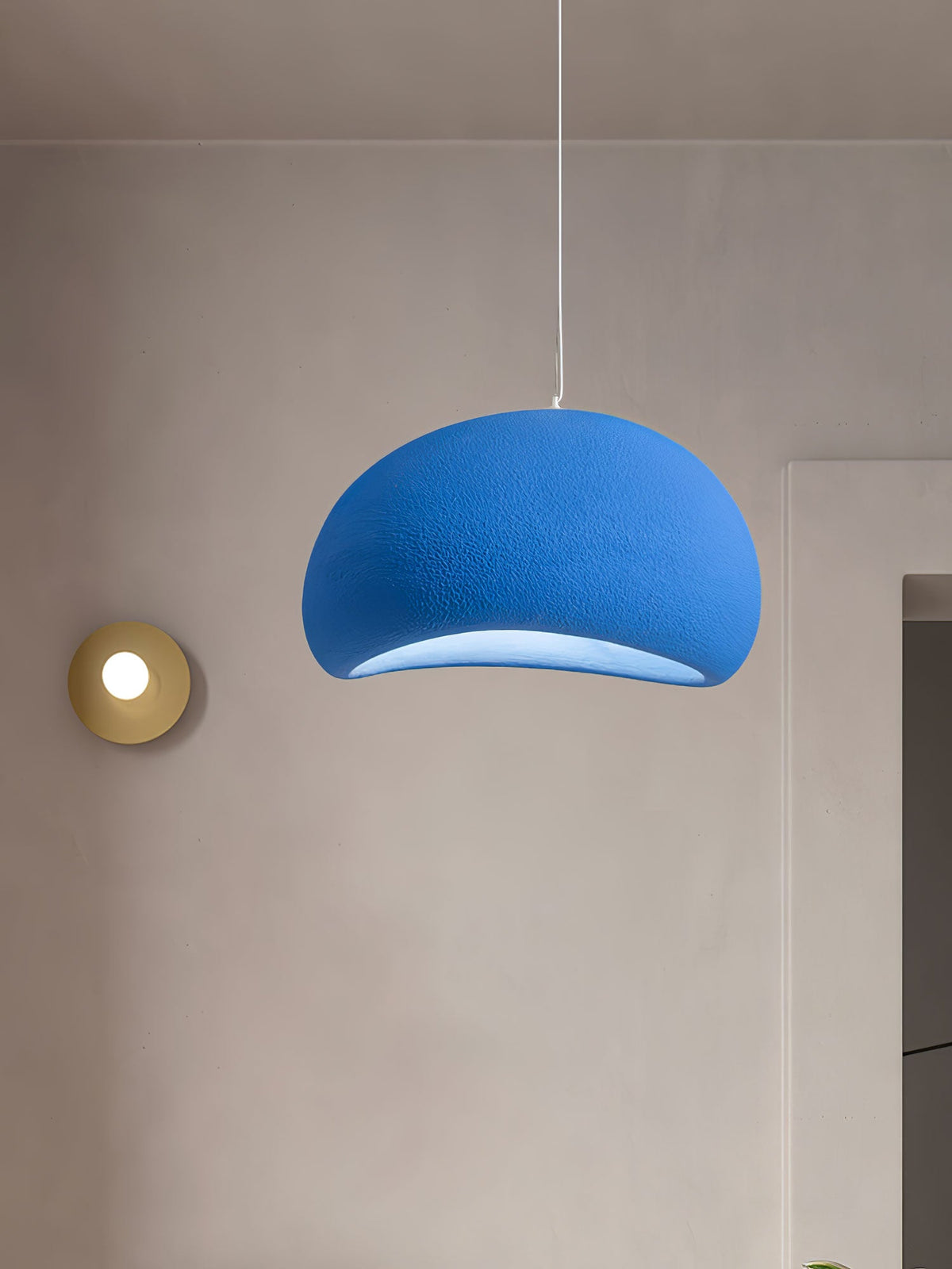 Organic White Cloud Pendant Light – Sphere Shade