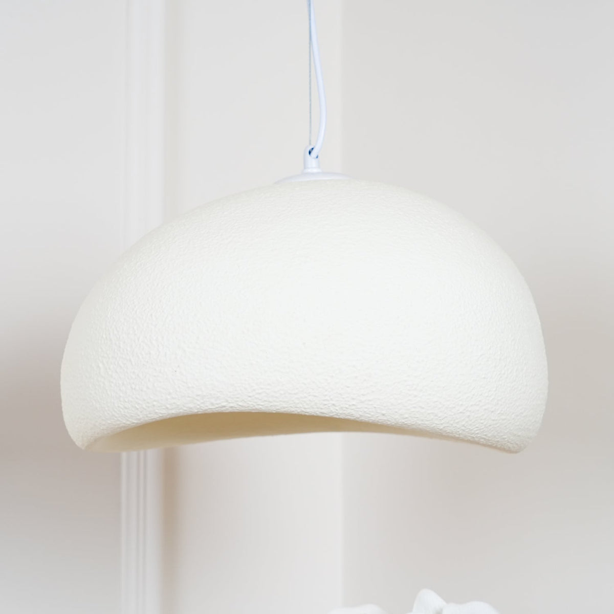 Organic White Cloud Pendant Light – Sphere Shade
