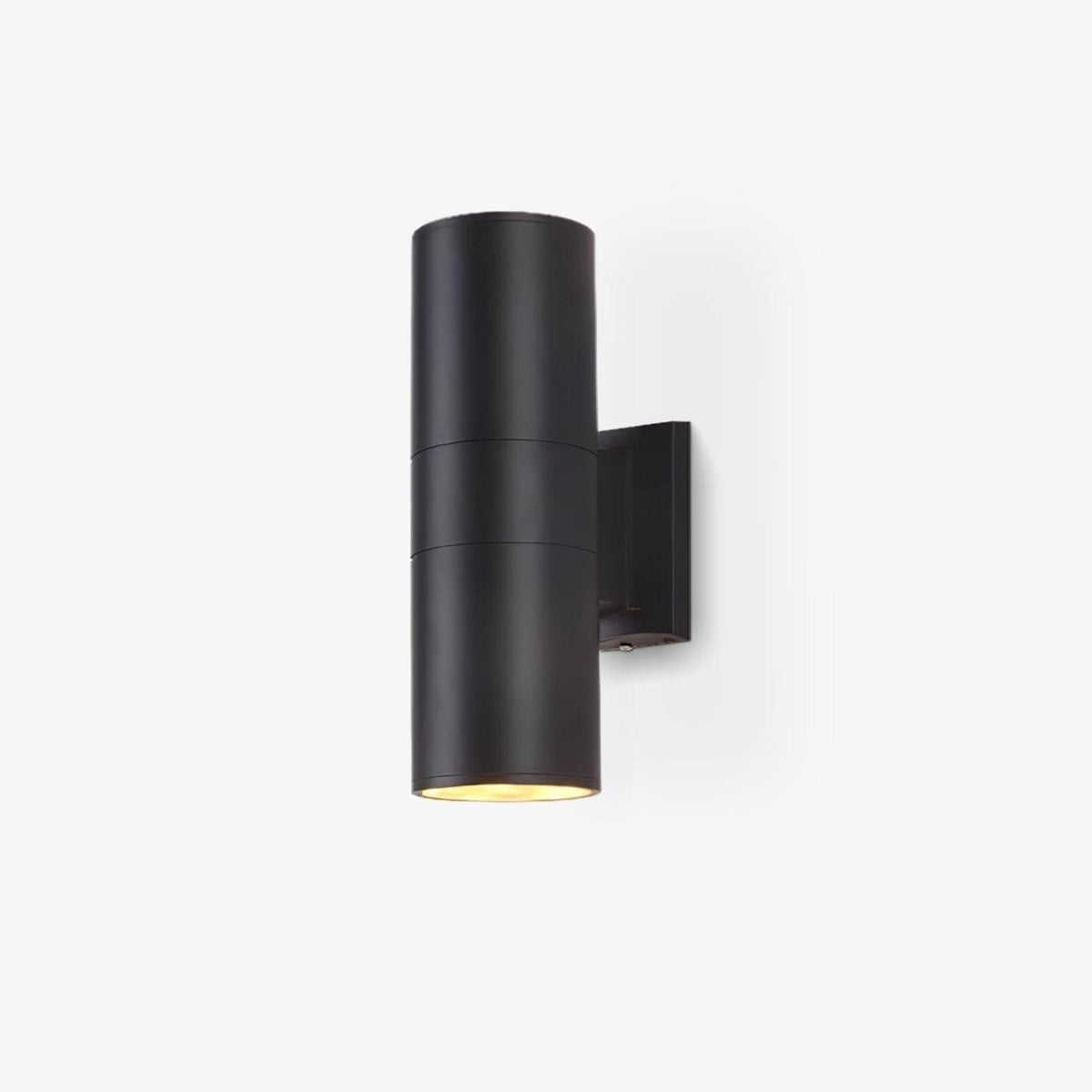 Modern Black Cylinder Wall Light – Outdoor Sconce for Porch