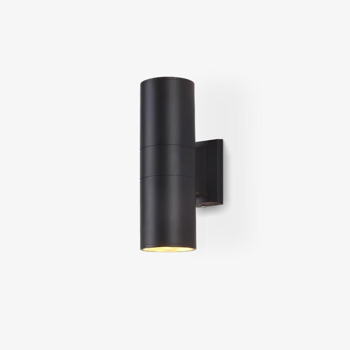 Modern Black Cylinder Wall Light – Outdoor Sconce for Porch