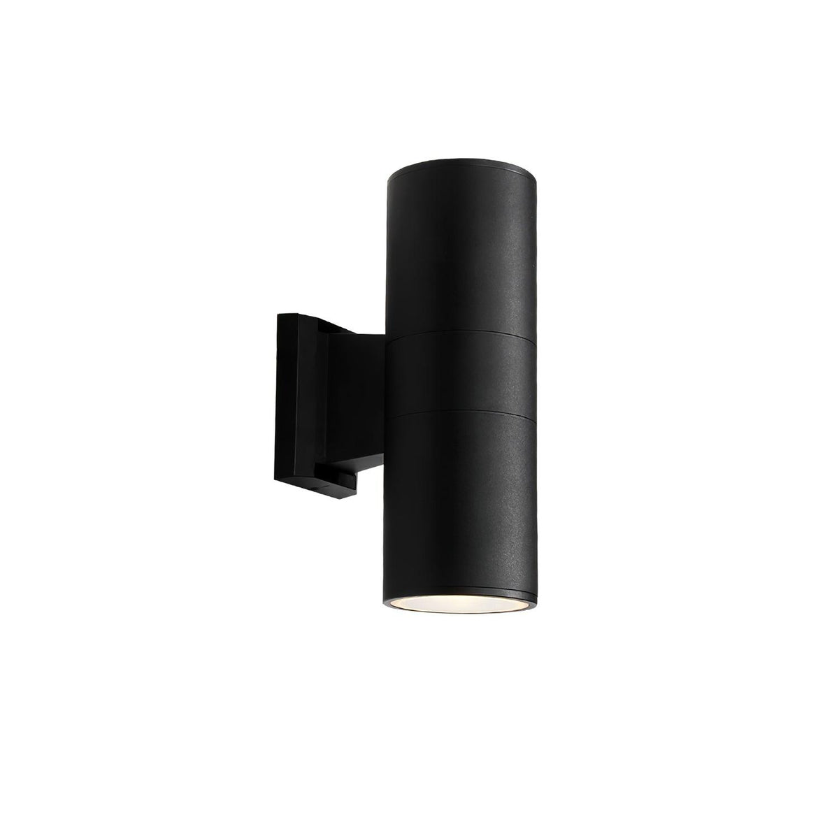 Modern Black Cylinder Wall Light – Outdoor Sconce for Porch