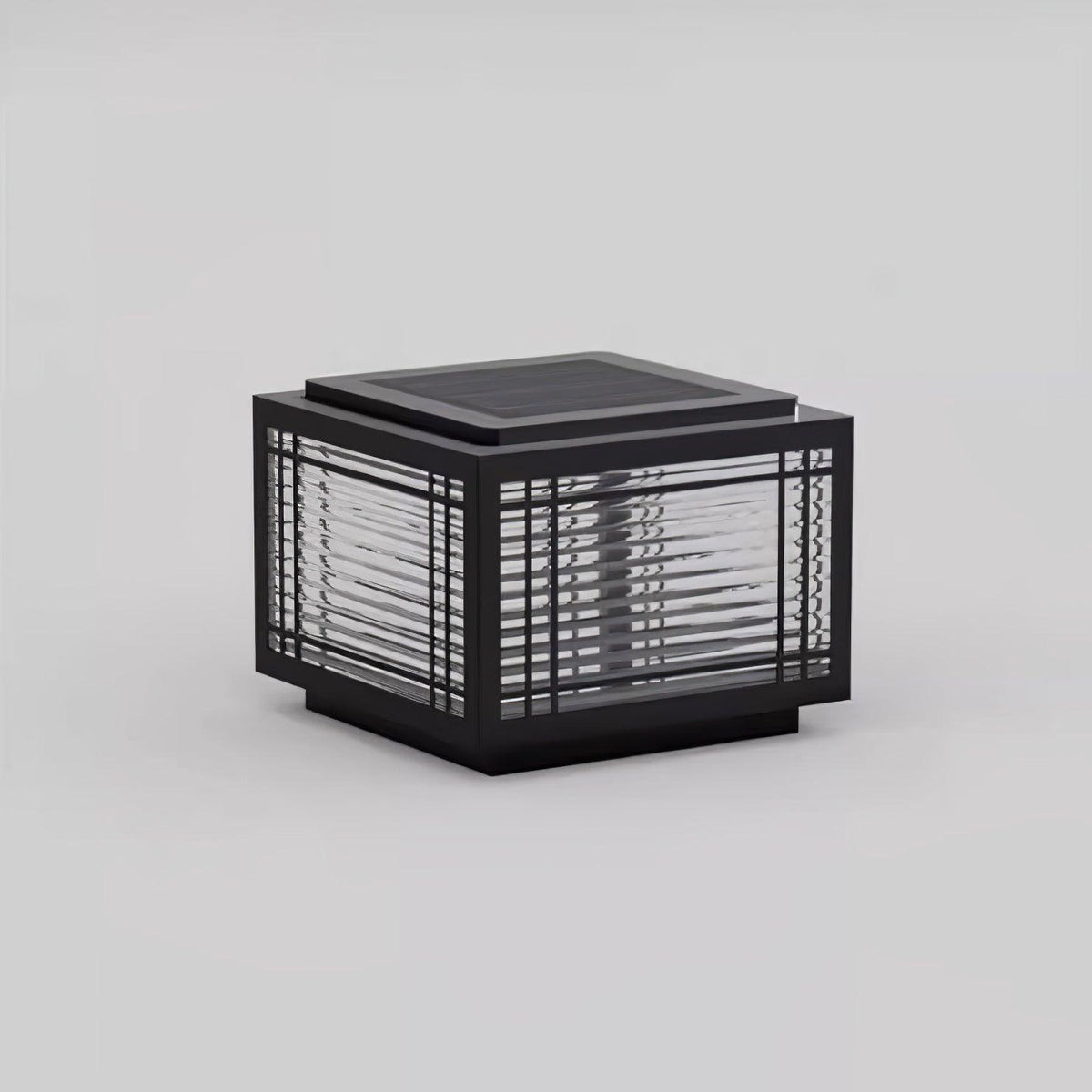 Classic Black Post Light – Solar Deck Light for Yard