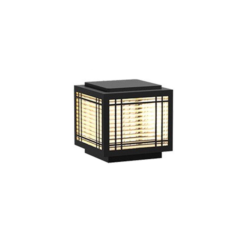 Classic Black Post Light – Solar Deck Light for Yard