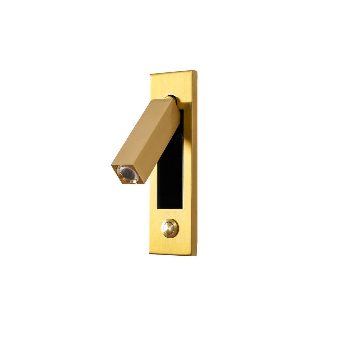 Minimalist Metal Recessed Sconce – Folding Bedside