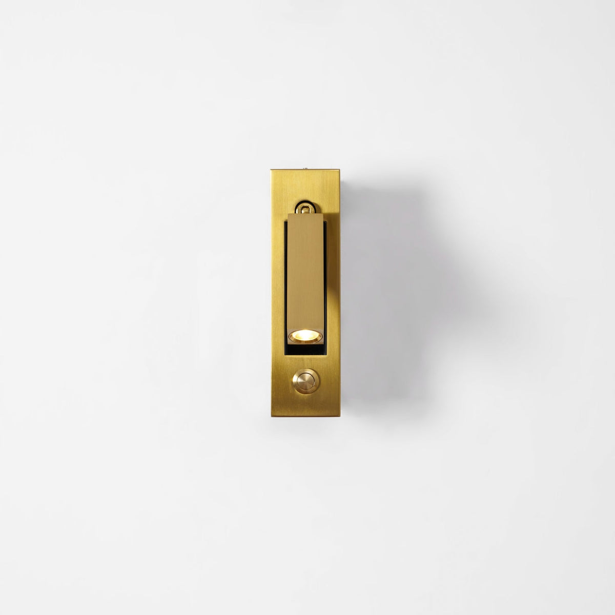 Minimalist Metal Recessed Sconce – Folding Bedside
