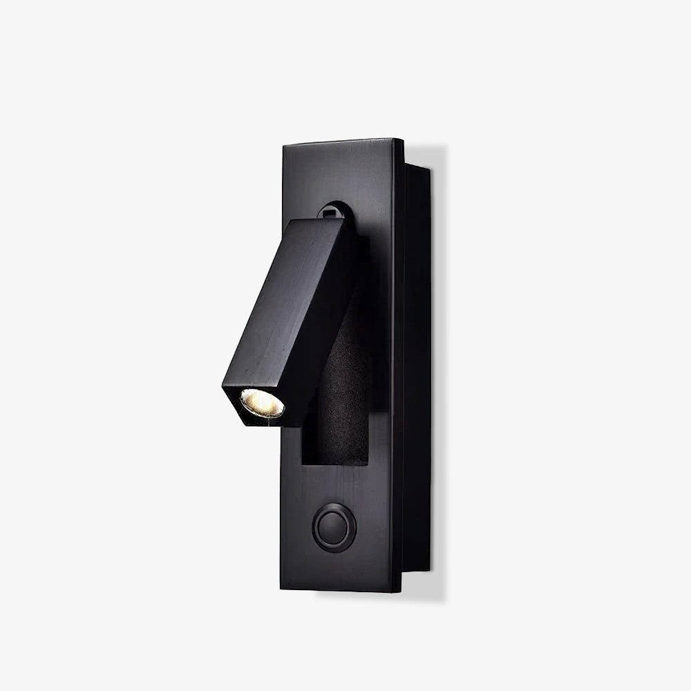 Minimalist Metal Recessed Sconce – Folding Bedside