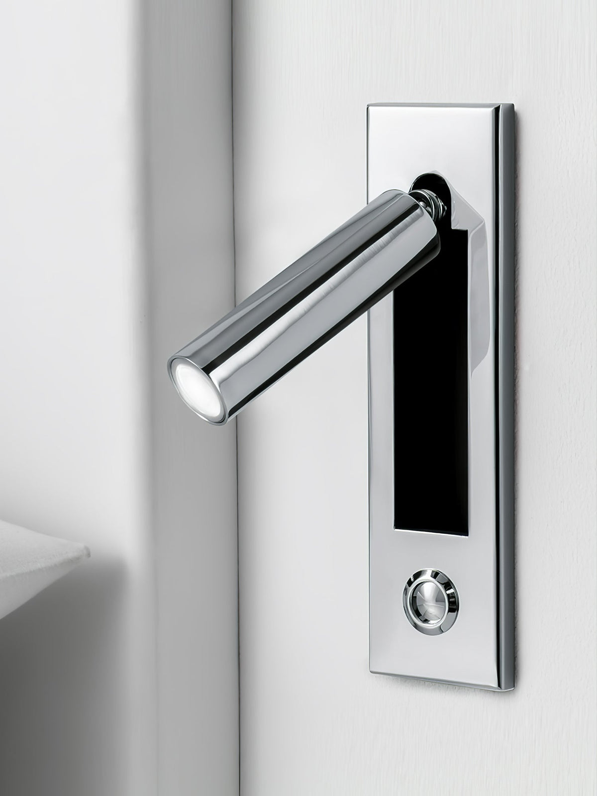 Minimalist Metal Recessed Sconce – Folding Bedside