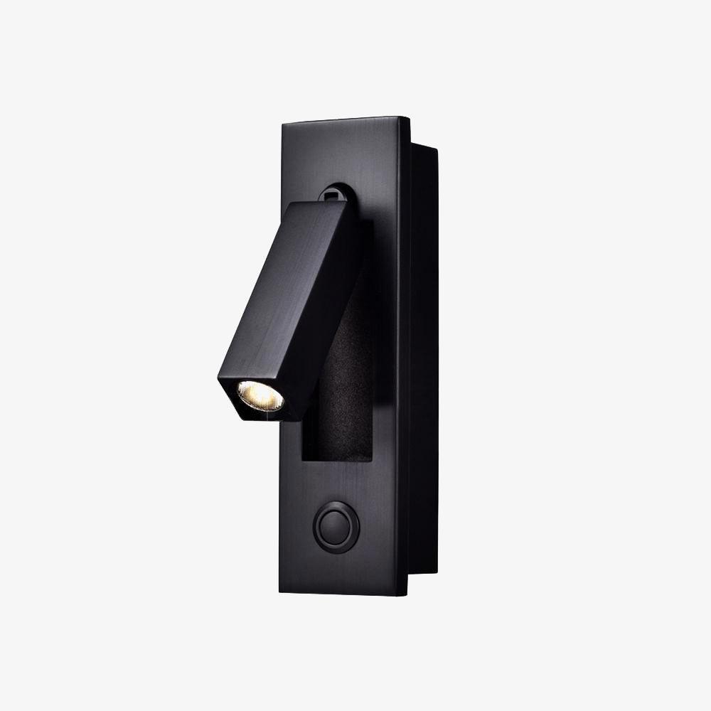 Minimalist Metal Recessed Sconce – Folding Bedside