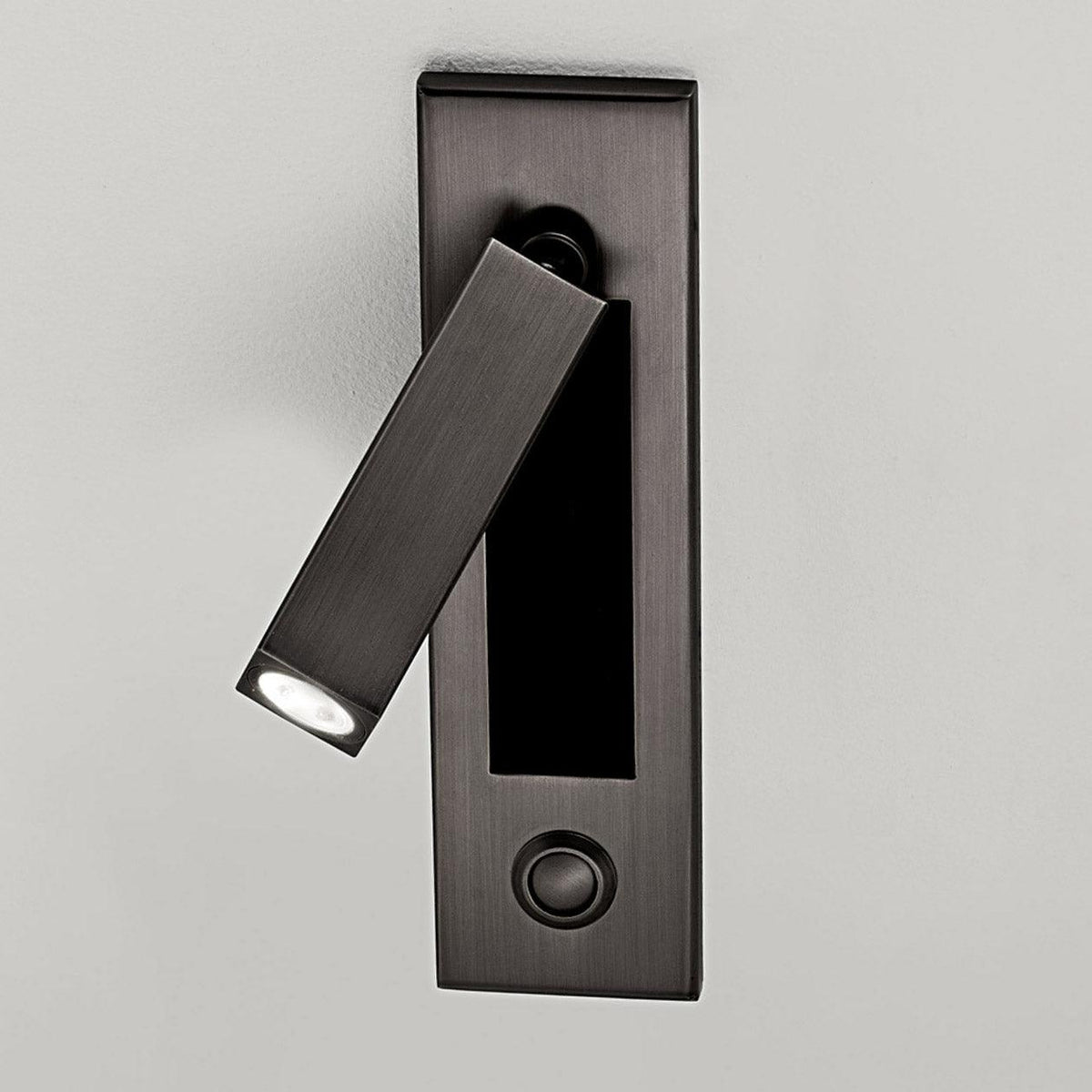 Minimalist Metal Recessed Sconce – Folding Bedside