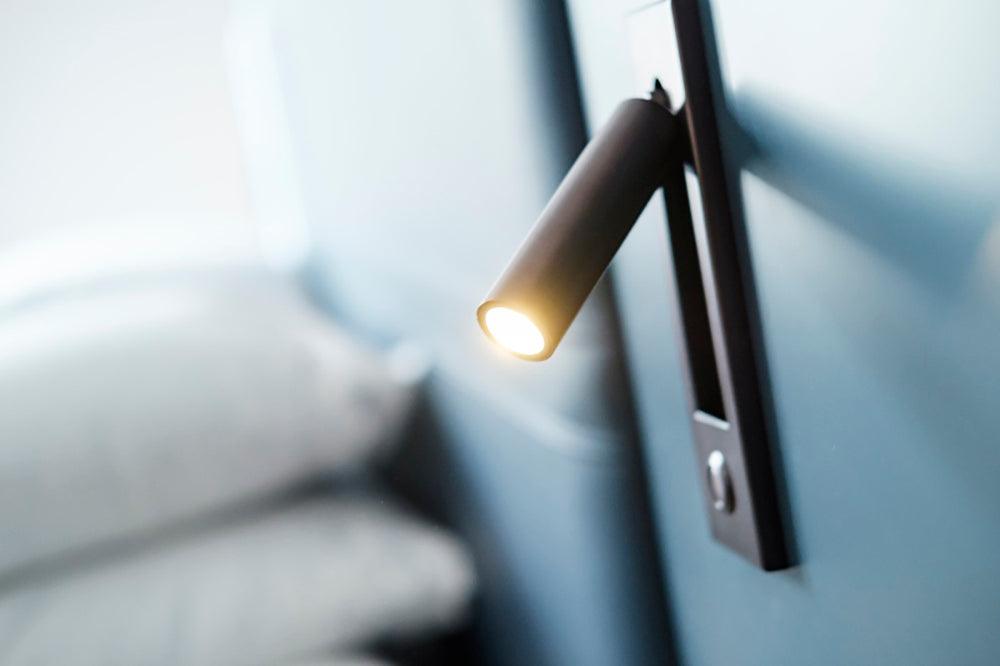 Minimalist Metal Recessed Sconce – Folding Bedside