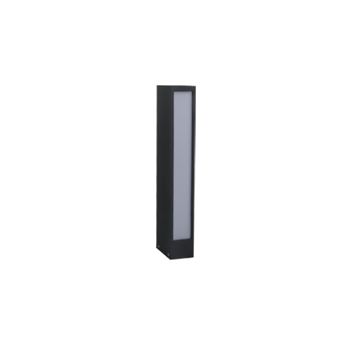 Modern Black Path Light – Slim Bollard Light for Walkway
