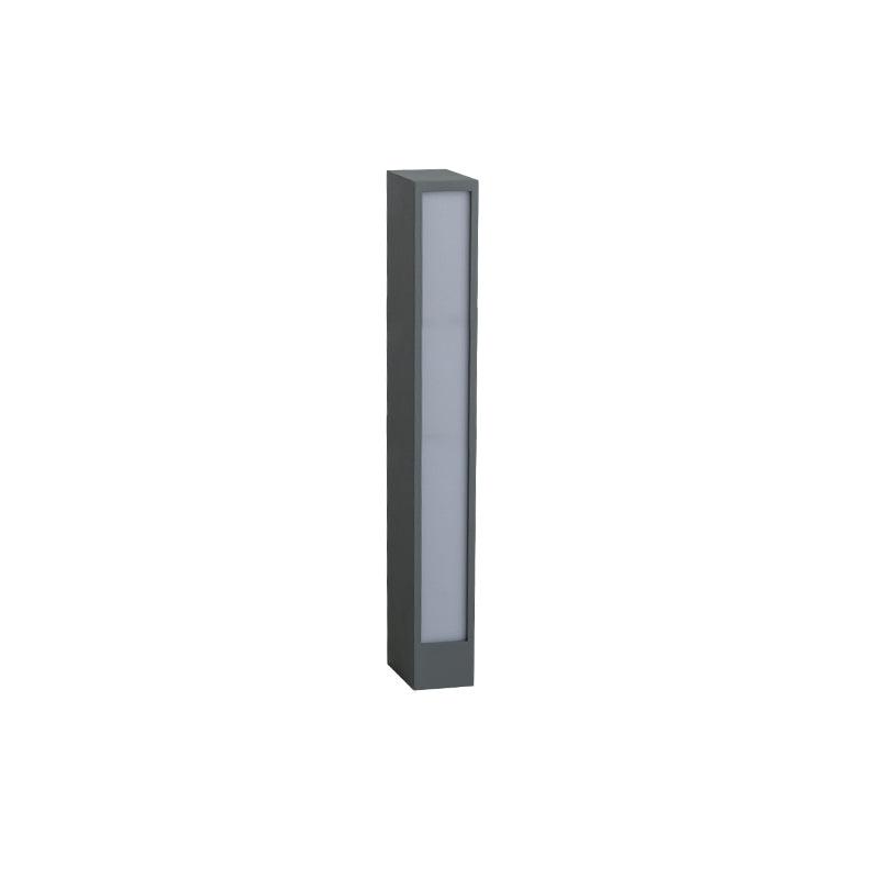 Modern Black Path Light – Slim Bollard Light for Walkway