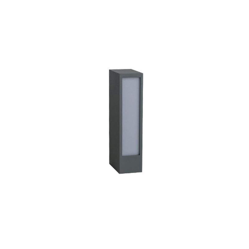 Modern Black Path Light – Slim Bollard Light for Walkway