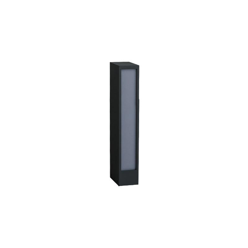Modern Black Path Light – Slim Bollard Light for Walkway
