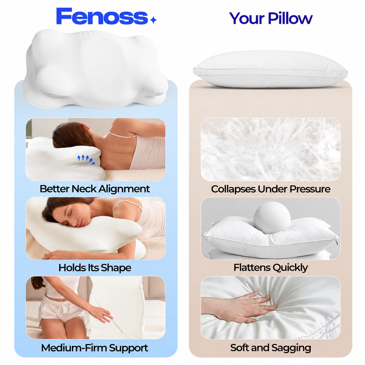 Fenoss® Cloud Pillow