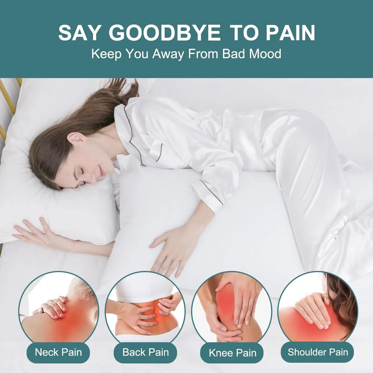 Fenoss® Large Breathable Body Pillow