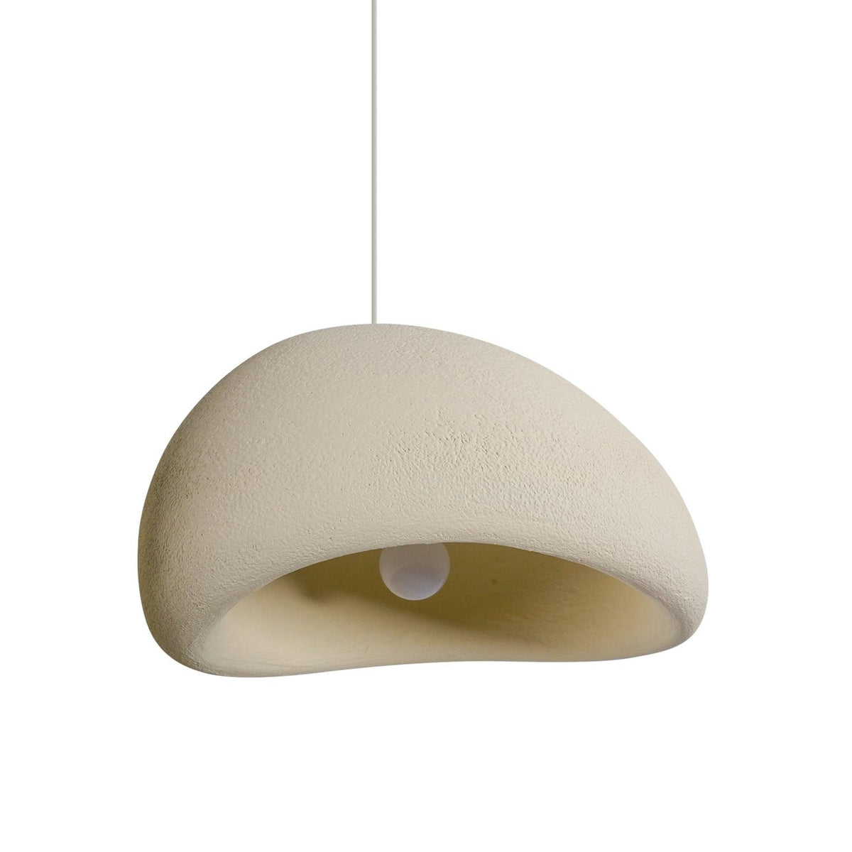 Organic White Cloud Pendant Light – Sphere Shade