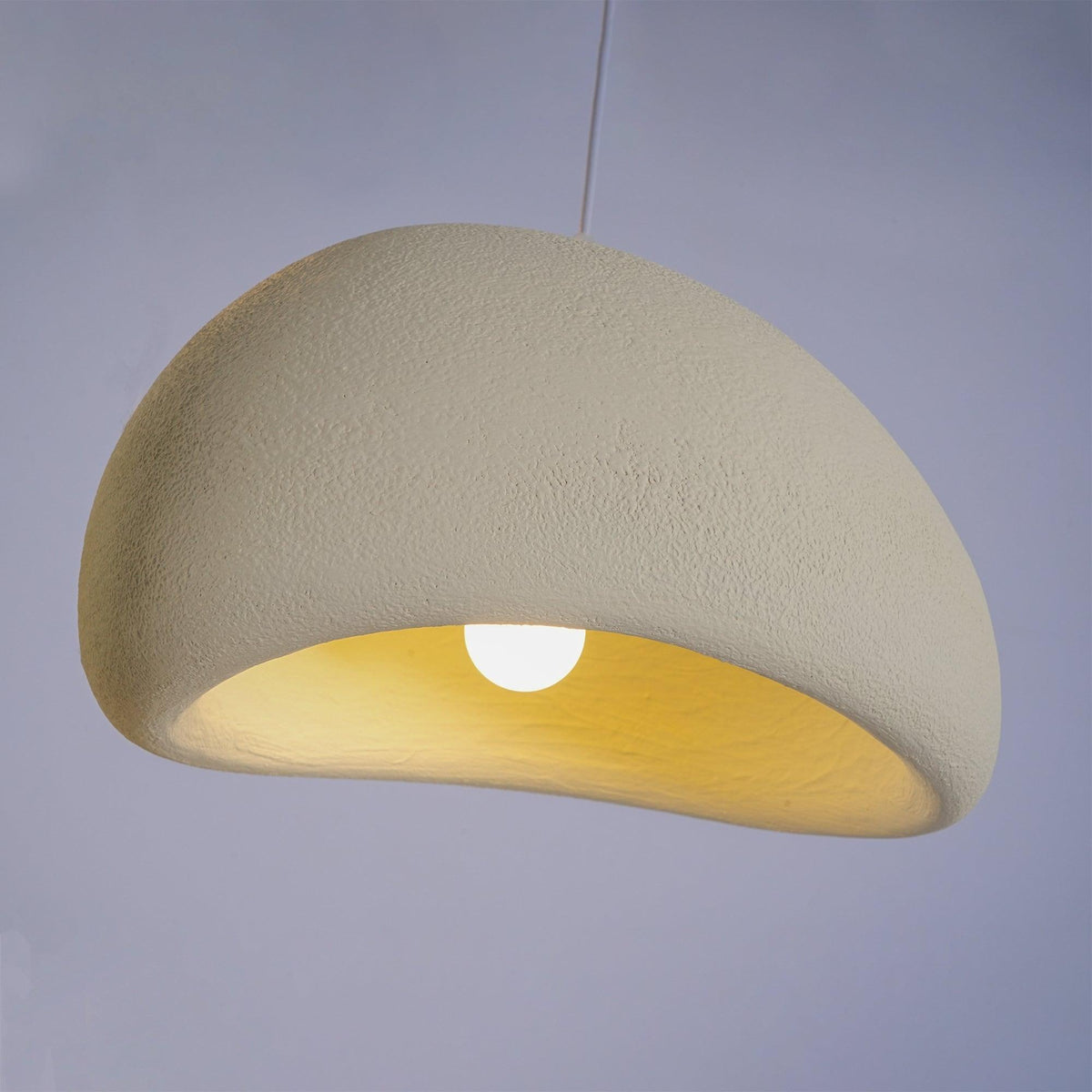 Organic White Cloud Pendant Light – Sphere Shade