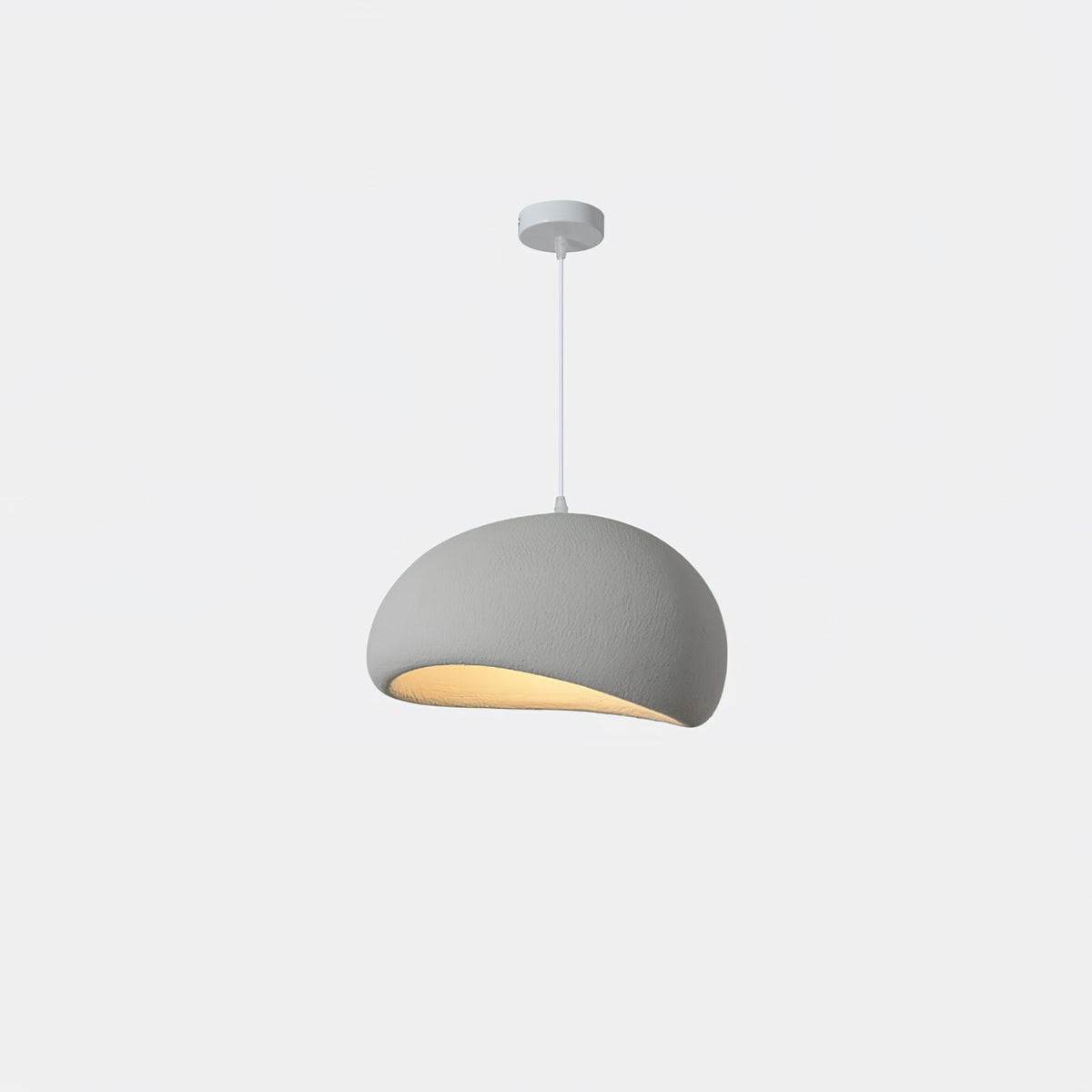 Organic White Cloud Pendant Light – Sphere Shade