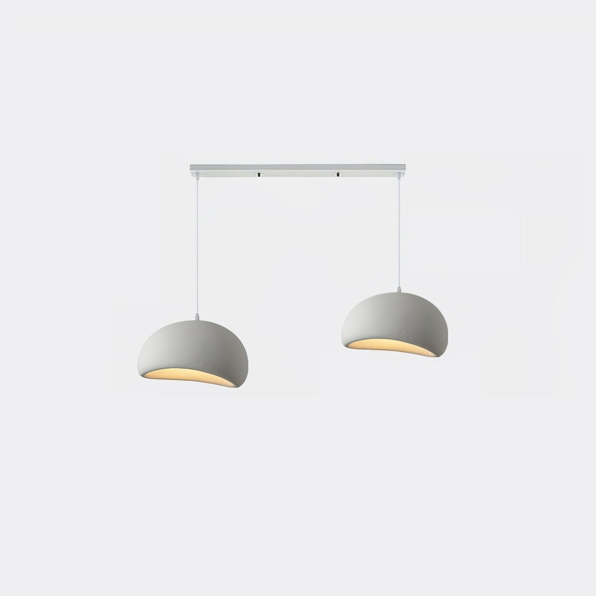 Organic White Cloud Pendant Light – Sphere Shade