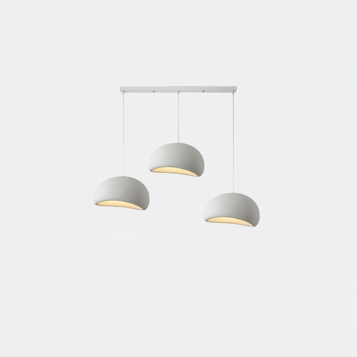 Organic White Cloud Pendant Light – Sphere Shade