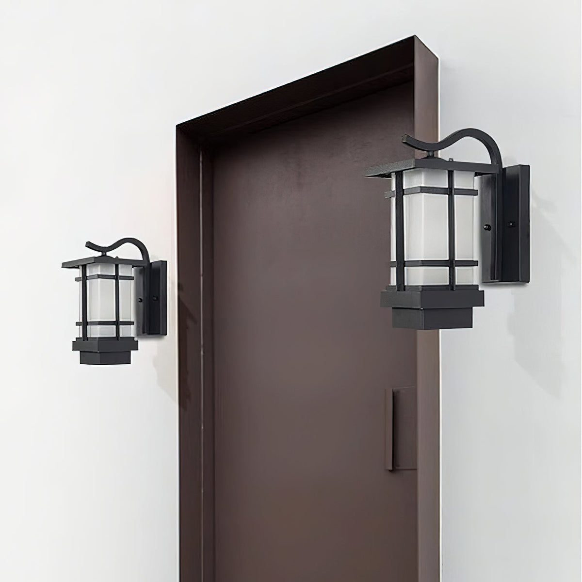 Classic Black Lantern Wall Light – Porch Light for Patio