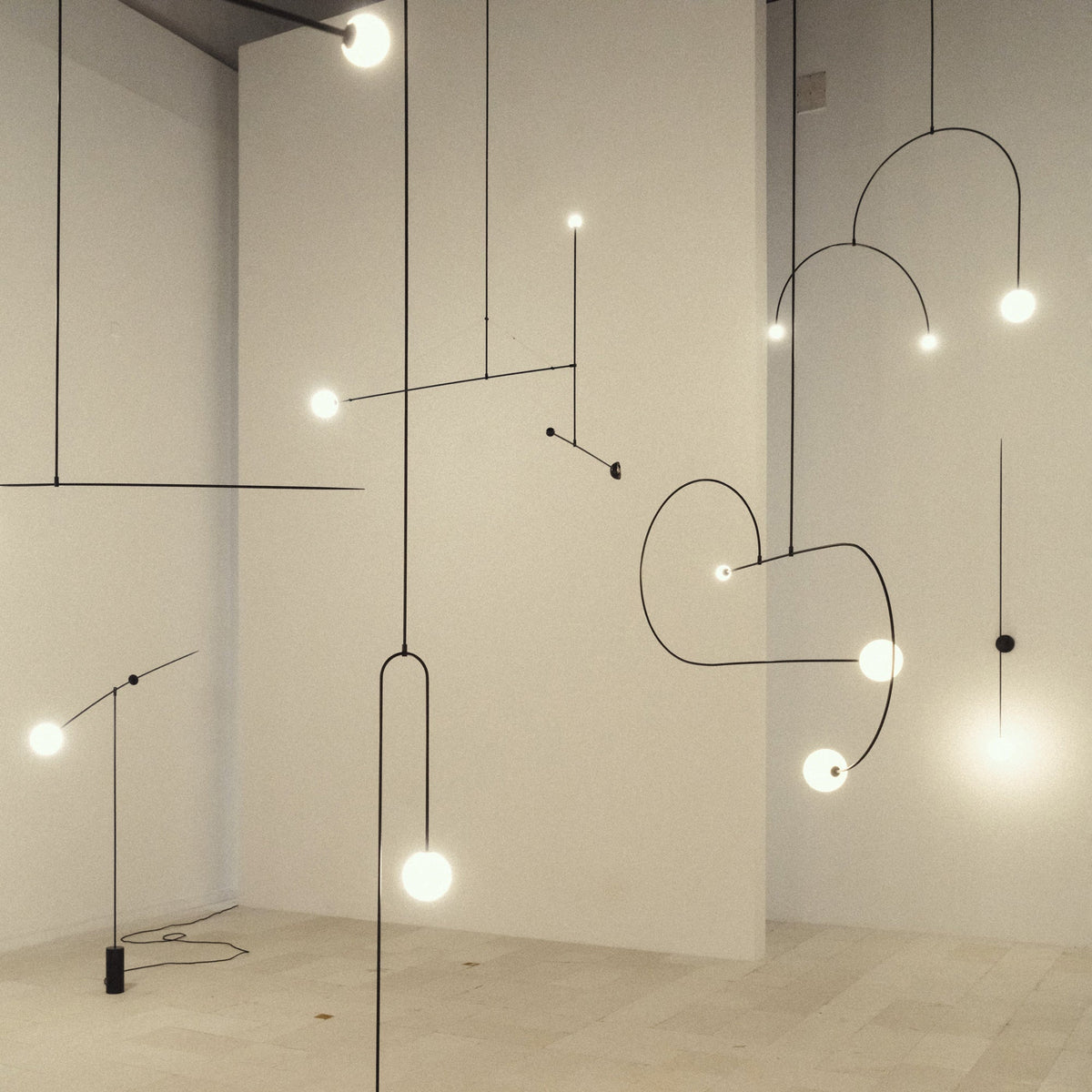 Modern Gold Metal Arc Chandelier – Globe Pendants
