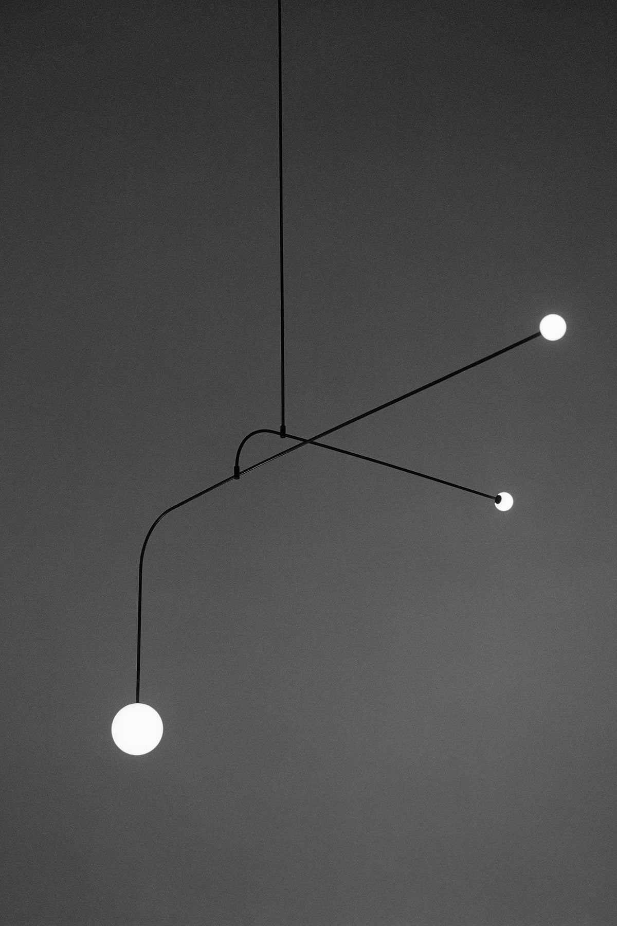 Modern Gold Metal Arc Chandelier – Globe Pendants