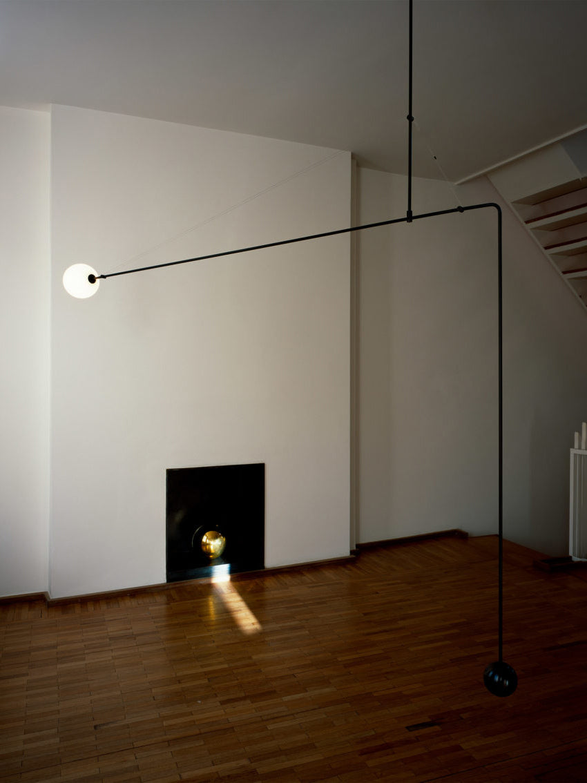 Modern Gold Metal Arc Chandelier – Globe Pendants