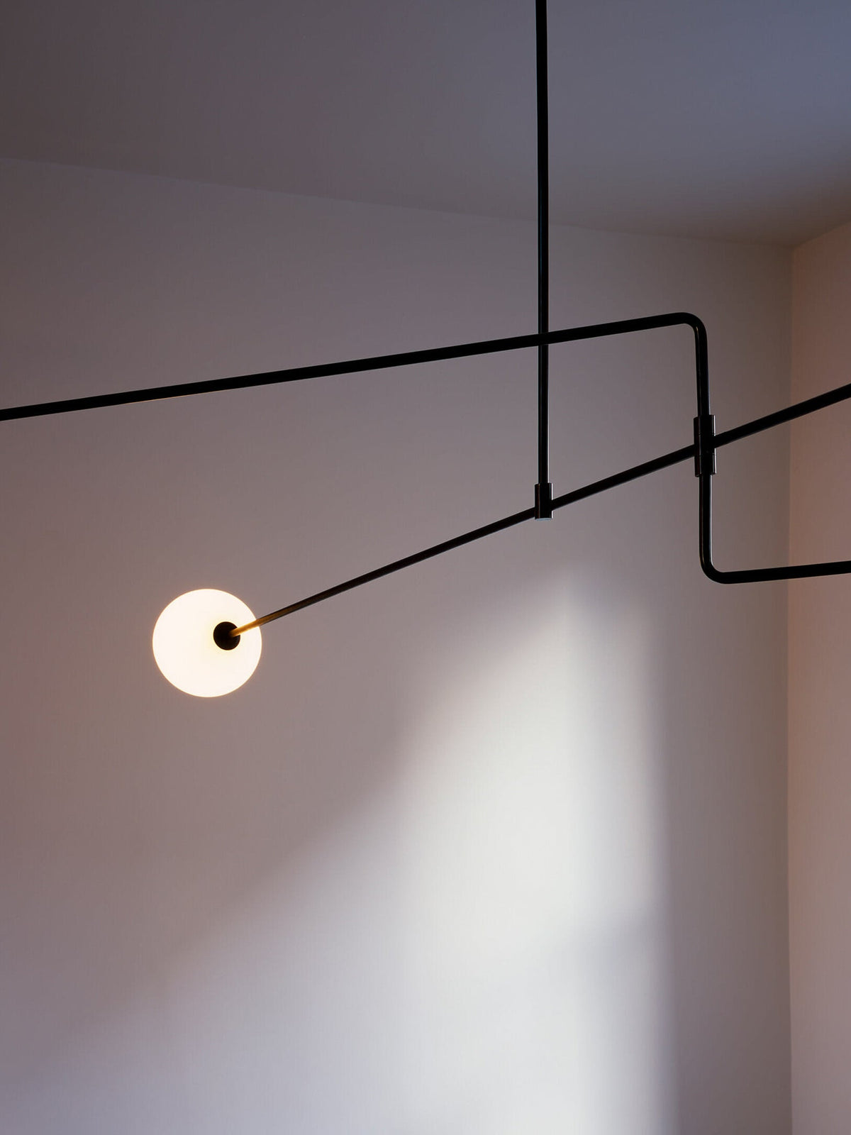 Modern Gold Metal Arc Chandelier – Globe Pendants