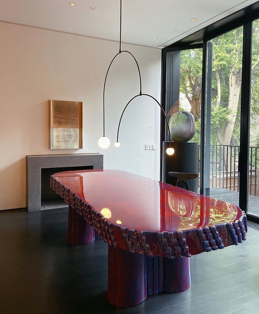 Modern Gold Metal Arc Chandelier – Globe Pendants