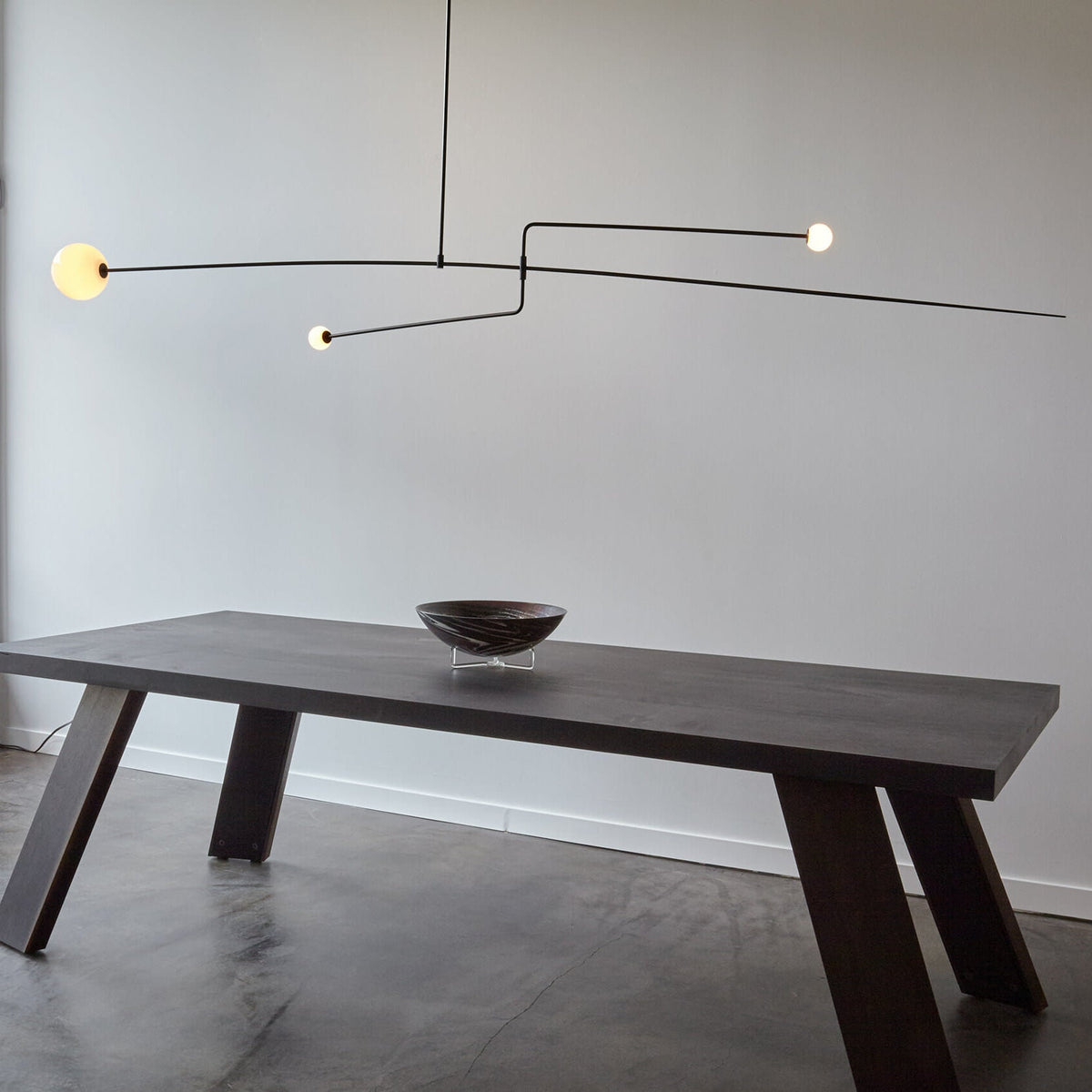 Modern Gold Metal Arc Chandelier – Globe Pendants