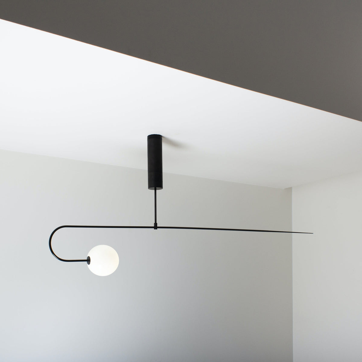 Modern Gold Metal Arc Chandelier – Globe Pendants