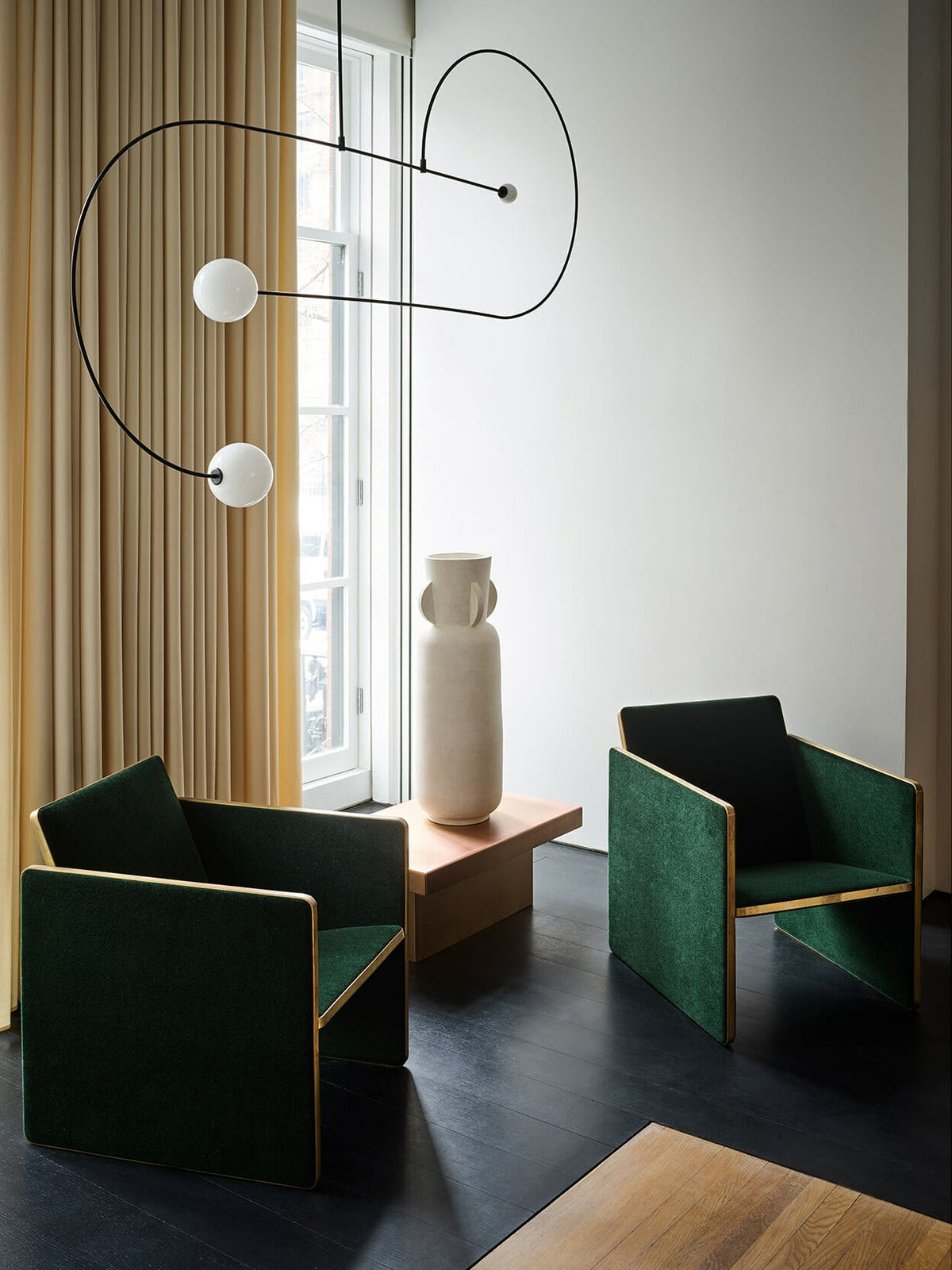 Modern Gold Metal Arc Chandelier – Globe Pendants